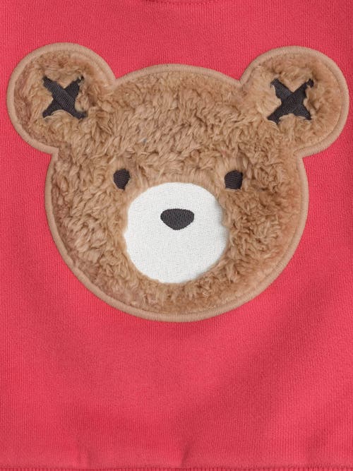 Huxbaby Furry Huxbear Sweatshirt Girls In Red