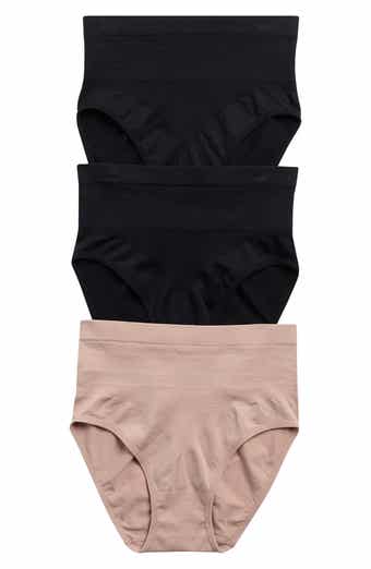 Set of 3 Assorted Jacquard Shaping Briefs