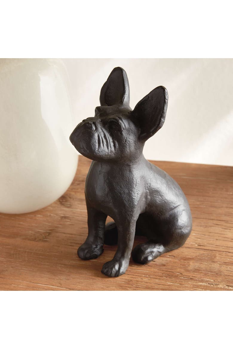 Good Boy Dog Sculpture, Alternate, color, Black