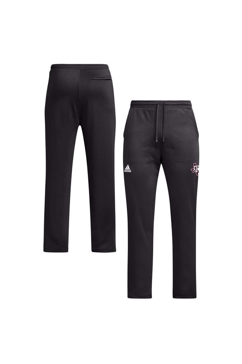 Men's adidas Black Texas A&M Aggies Open Hem AEROREADY Pants, Main, color, Black