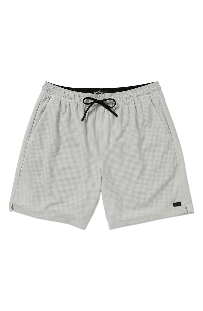 Billabong Surftrek Elastic Waist Shorts, Main, color, Silver