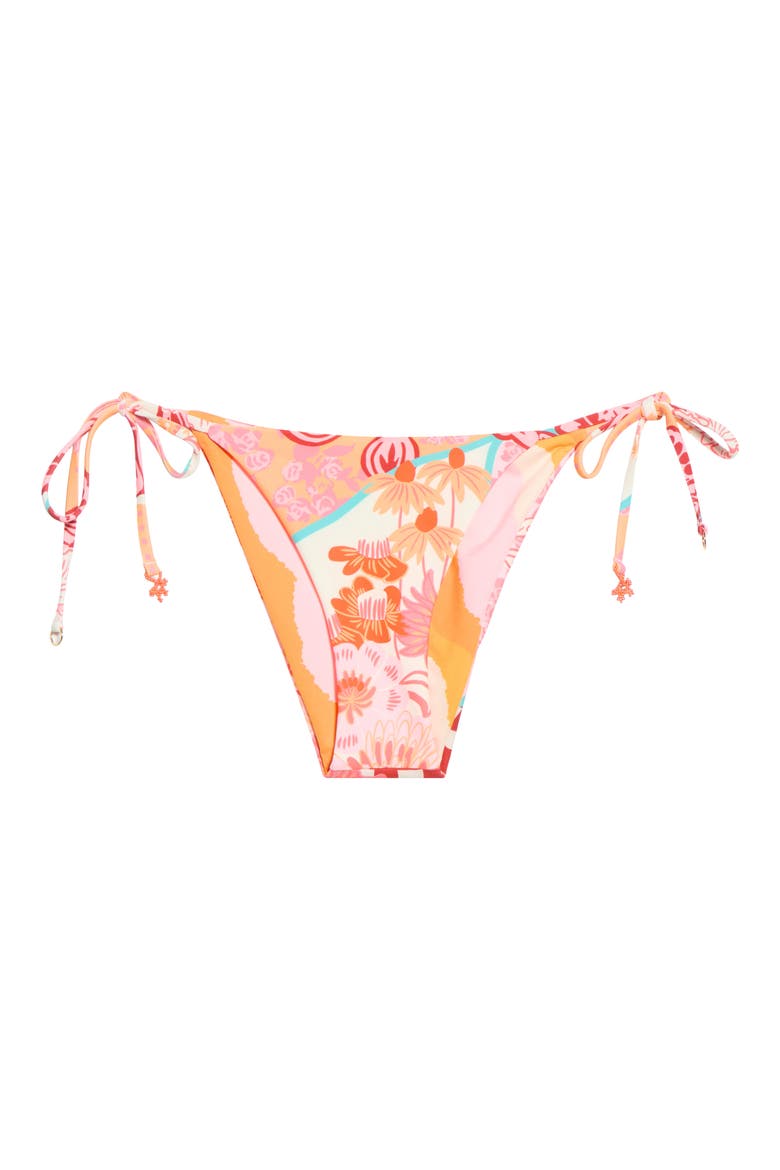 Cosmic Tropic Sunflash Splendor Reversible Bikini Bottoms, Main, color, OPEN PINK