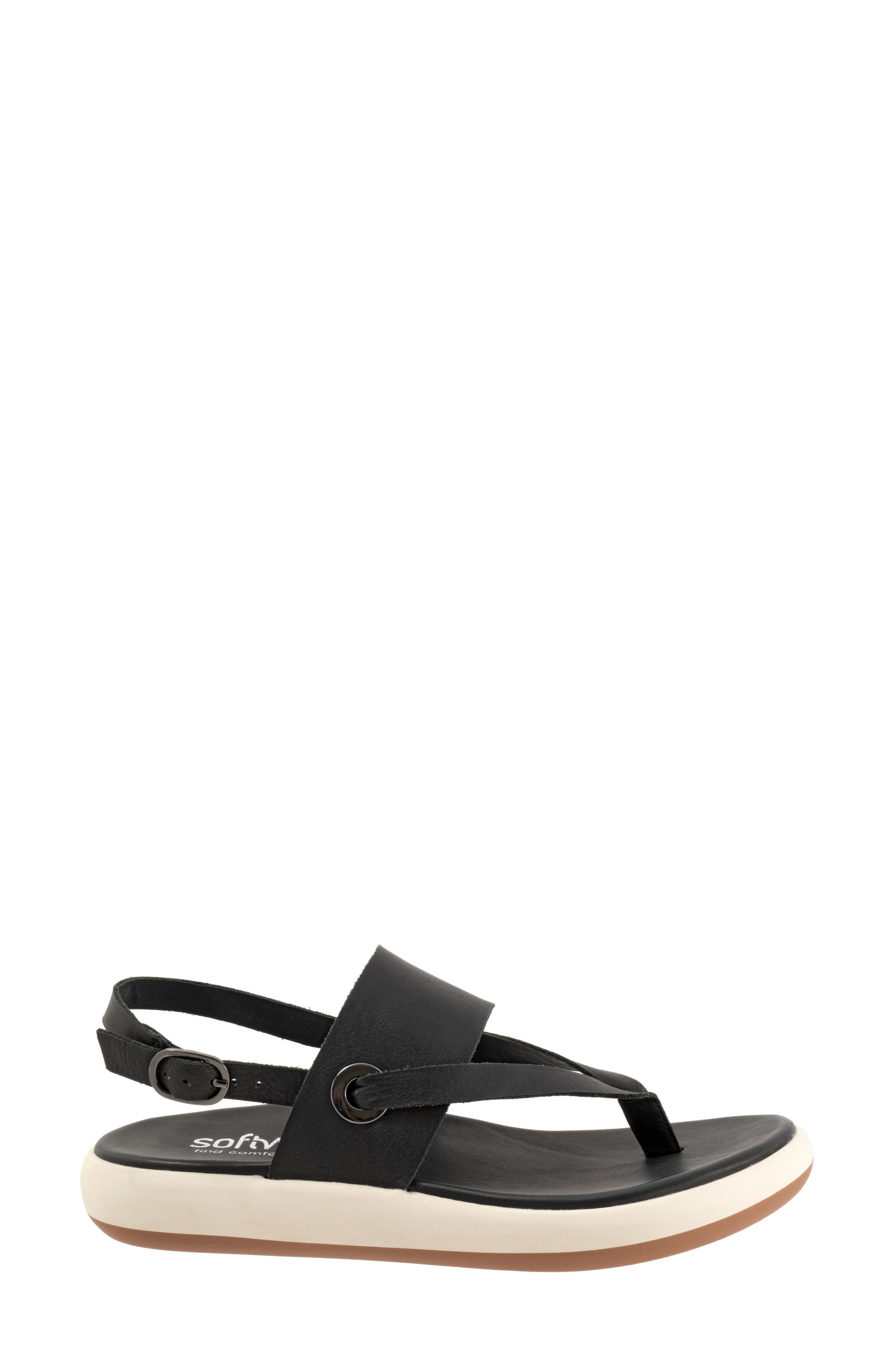 SoftWalk<sup>®</sup> Joliet Slingback Sandal, Alternate, color, Black