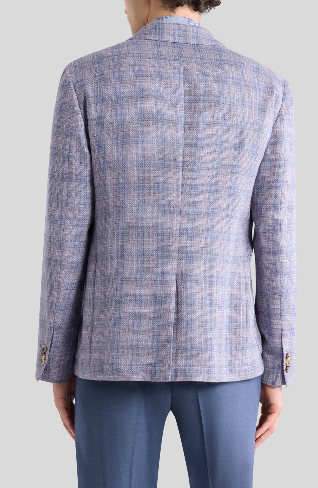 Plaid Silk & Wool Sport Coat - image 2