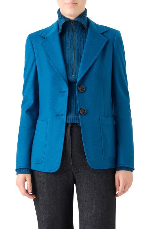 Single Breasted Wool Blazer