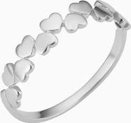 Oradina 14K White Gold Love Story Ring