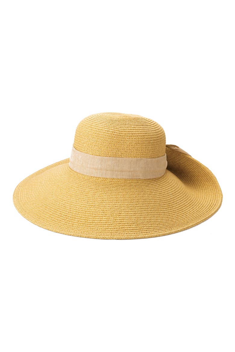 Ultrabraid Floppy Straw Sun Hat, Alternate, color, LINEN