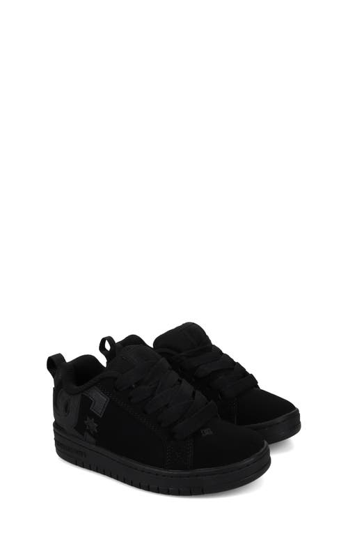 Dc Shoes Kids' Court Graffik Sneaker In Black