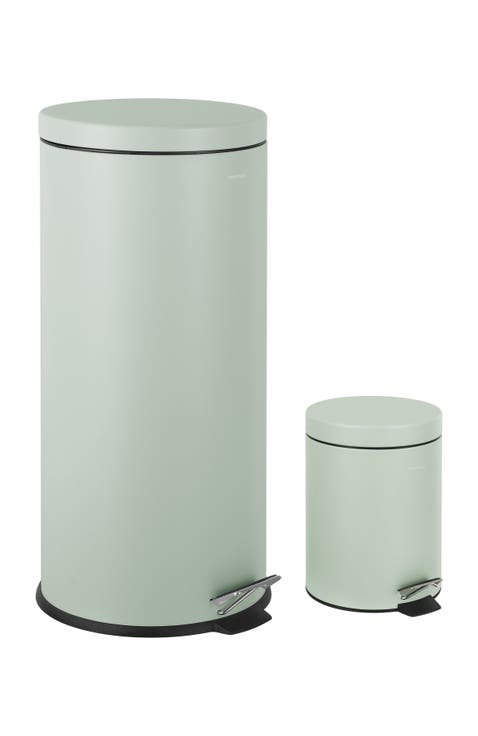 Oscar 8-Gallon Step-Open Trash Can with FREE Mini Trash Can