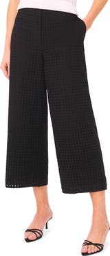 Halogen® Eyelet Crop Straight Leg Pants