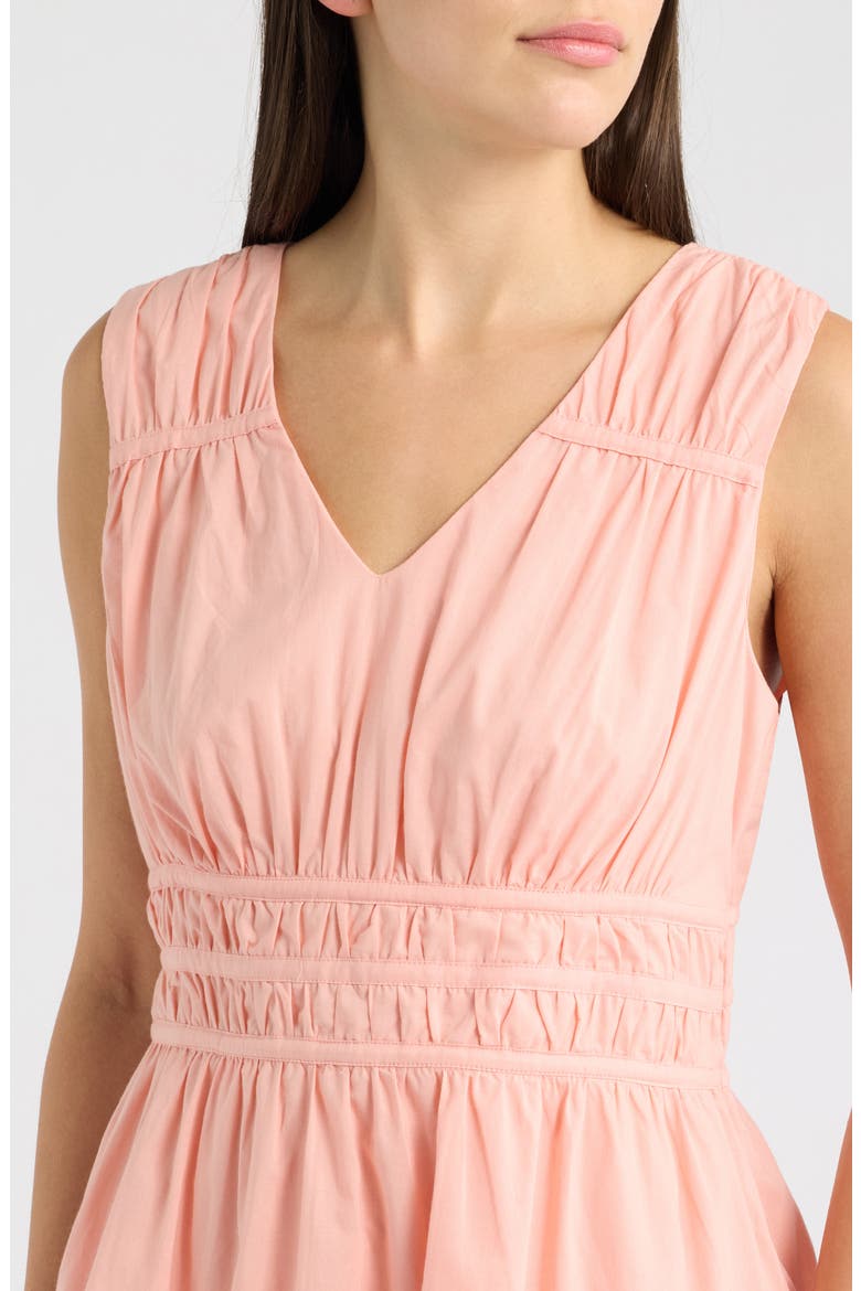 Voyage Cotton Voile Dress, Alternate, color, PEACH BLOSSOM