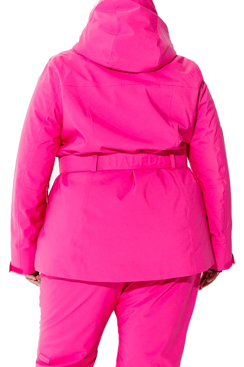 Aston Belted Ski Jacket, Alternate, color, ALPENGLOW