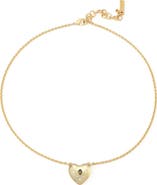 Kurt Geiger London Resin Heart Pendant Necklace