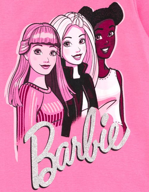 Barbie Long Sleeve T-shirt & Flare Pants Set In Multi