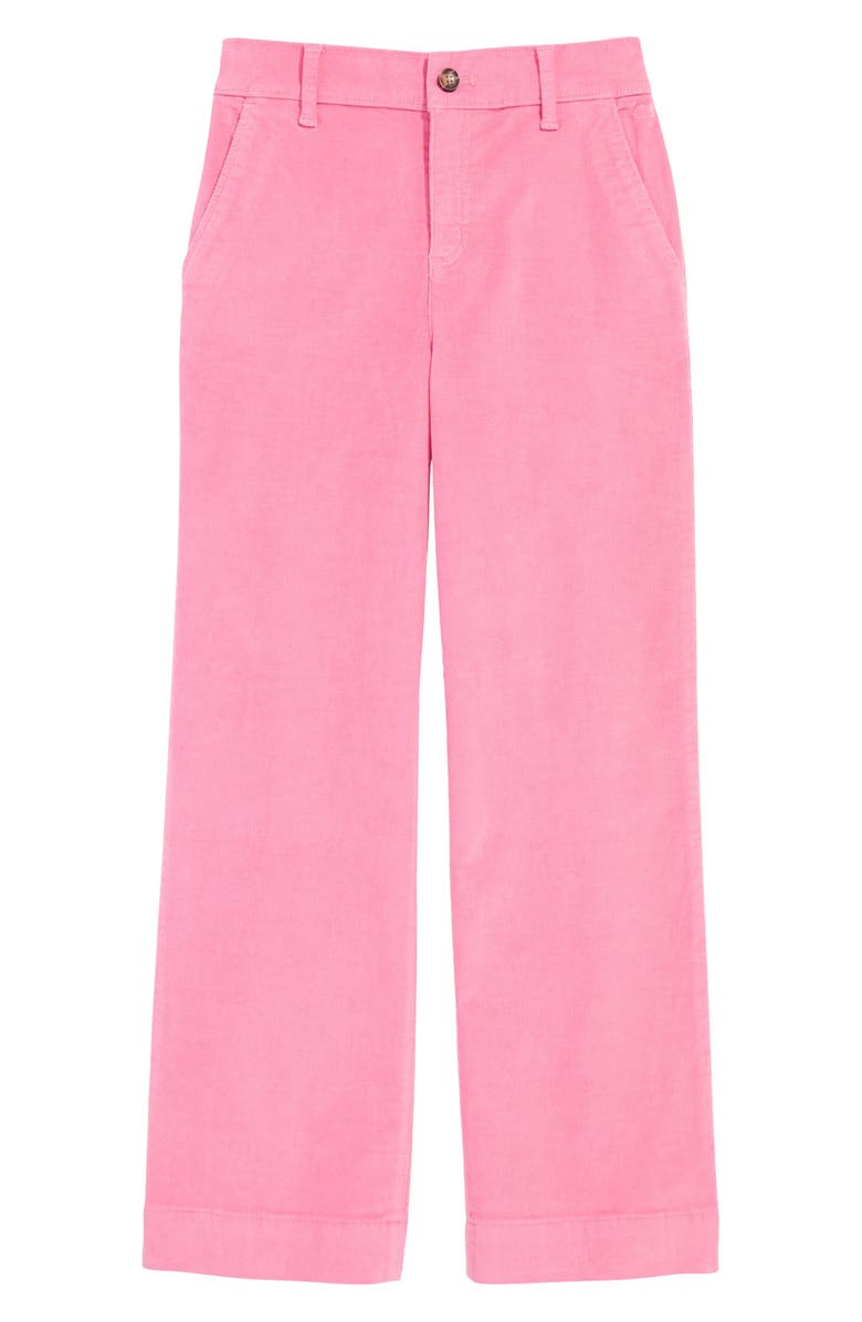 vineyard vines Kids' Wide Leg Corduroy Pants, Main, color, Palm Beach