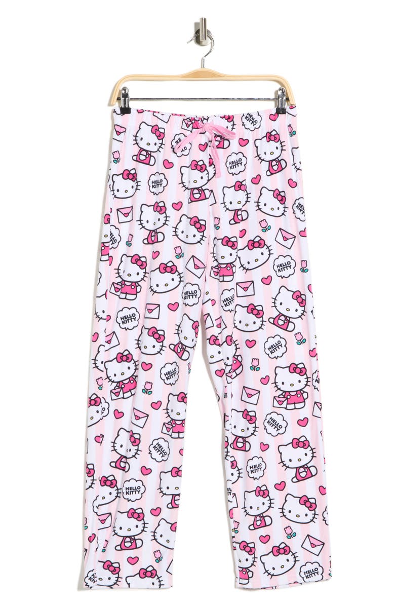 Hello Kitty Pajama Pants, Alternate, color, Pink/ White