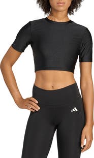 adidas Performance Short Sleeve Crop T-Shirt