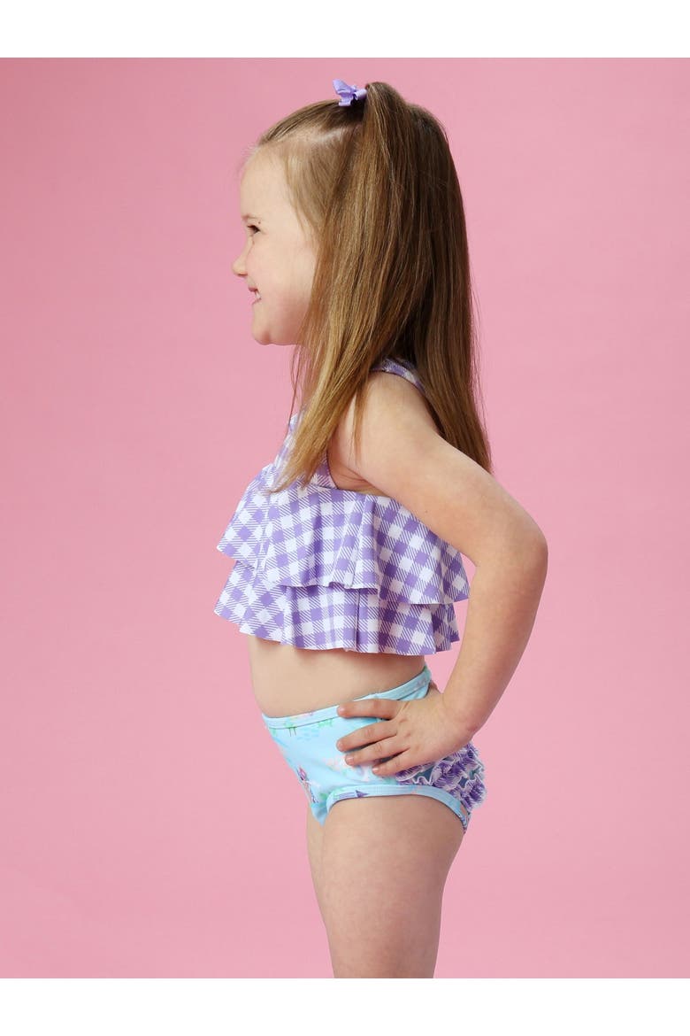 Baby Girls Flounce Bikini, Alternate, color, Once Upon a Castle