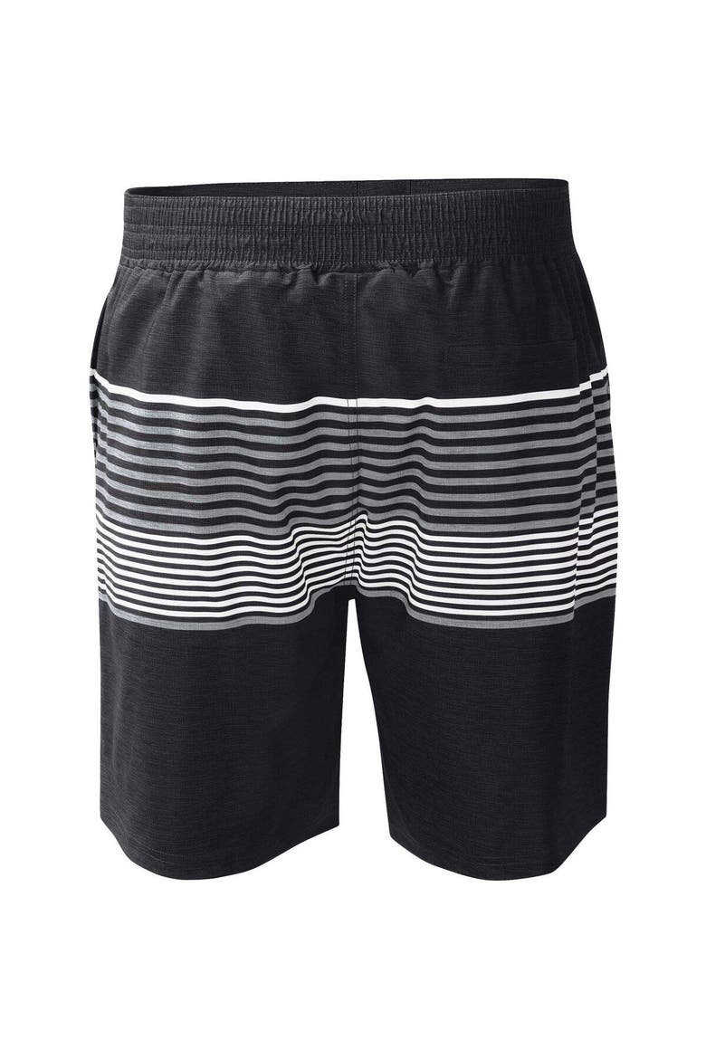 Men's G-III Sports by Carl Banks  Black Miami Marlins Coastline Volley Swim Shorts, Alternate, color, Black