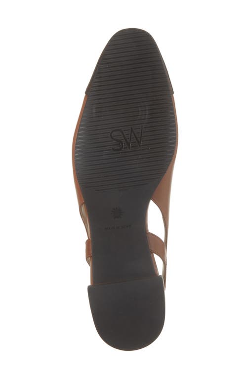 Stuart Weitzman Sleek Slingback Flat In Multi