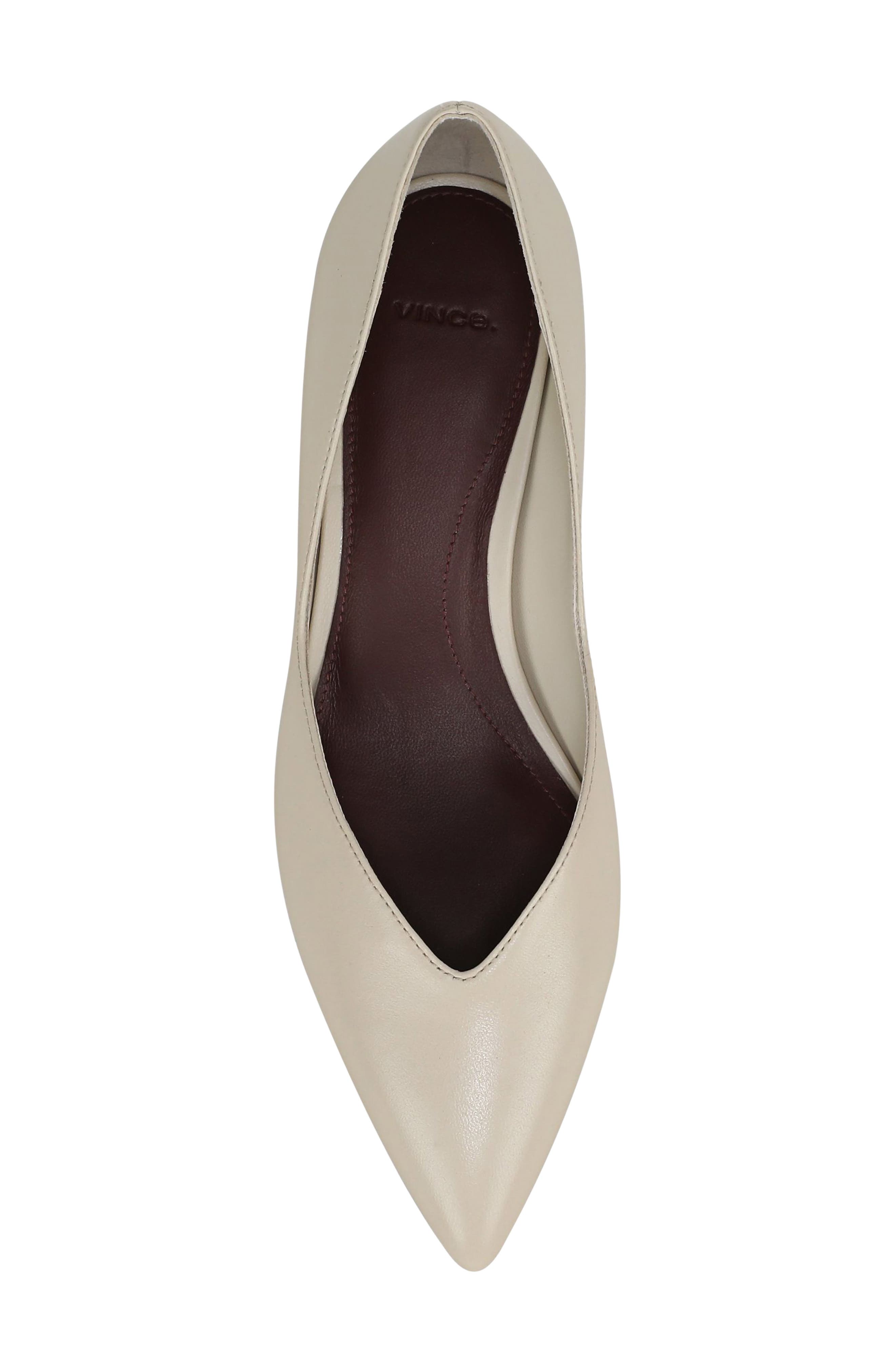 Hallie Pointed Toe Leather Pump, Alternate, color, MOONLIGHT