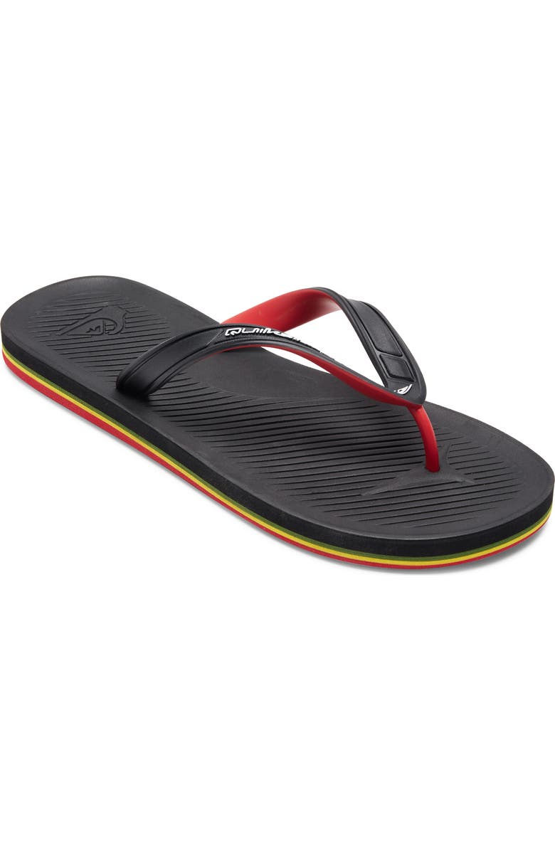 Quiksilver Haleiwa Core Water Resistant Flip Flop, Main, color,