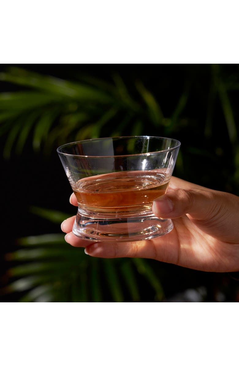 Viski Raye Crystal Tequila Tasting Glasses Set of 2, Alternate, color, Clear