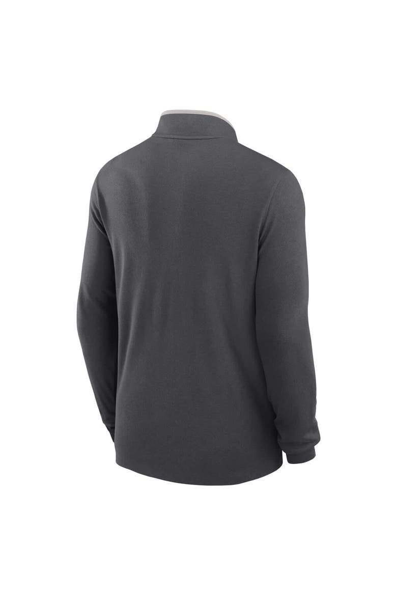 Men's Nike Anthracite Miami Dolphins Lightweight Victory Dri-FIT Half-Zip Pullover, Alternate, color, Anthracite