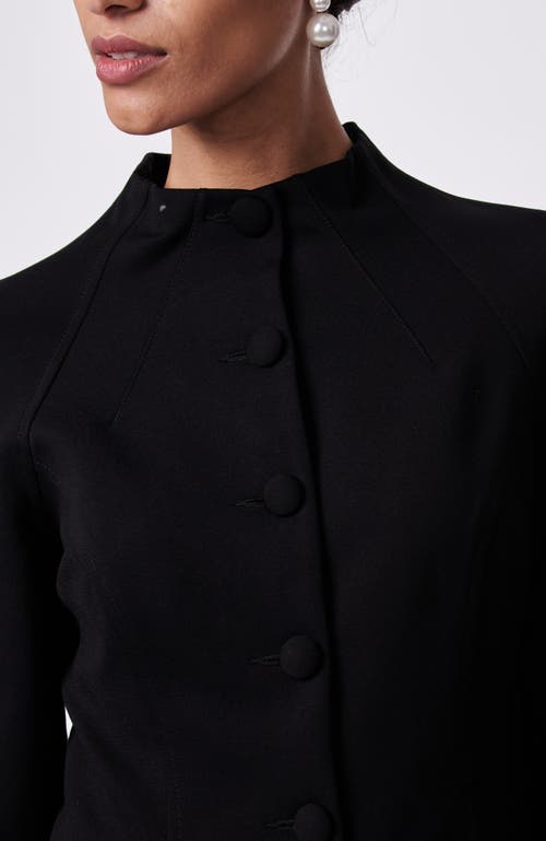 Trina Turk Woods Ponte Jacket In Black