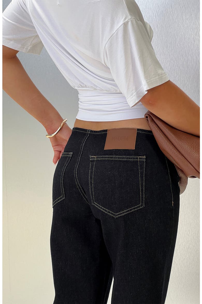 Buenos No Waist Low Rise Straight Leg Jeans, Alternate, color, RAW DENIM