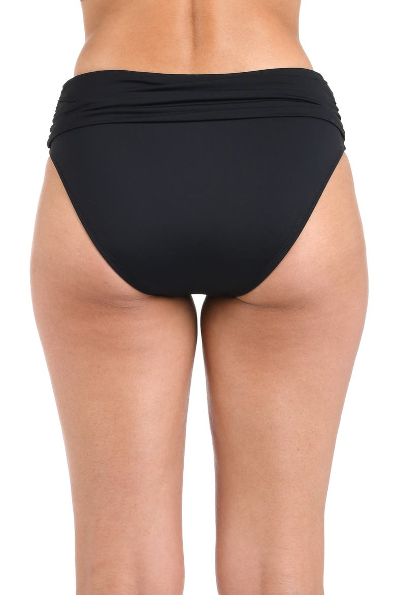 Island Goddess Twist Bikini Bottoms, Alternate, color, BLACK