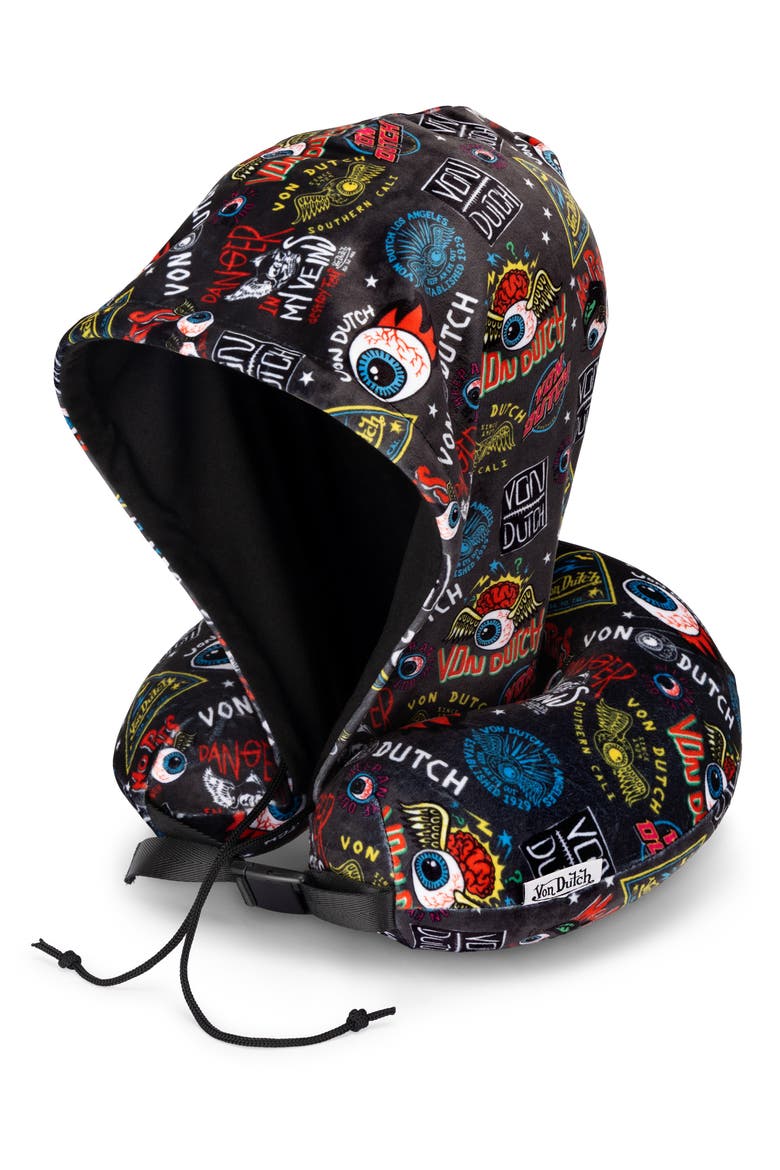 Jax Hooded Memory Foam Travel Neck Pillow | Nordstrom