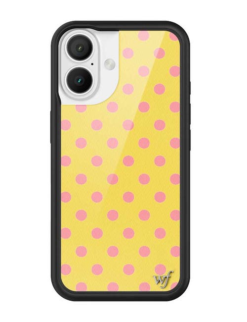 Wildflower Cases Polka Dot | Yellow and Pink iPhone Case at Nordstrom