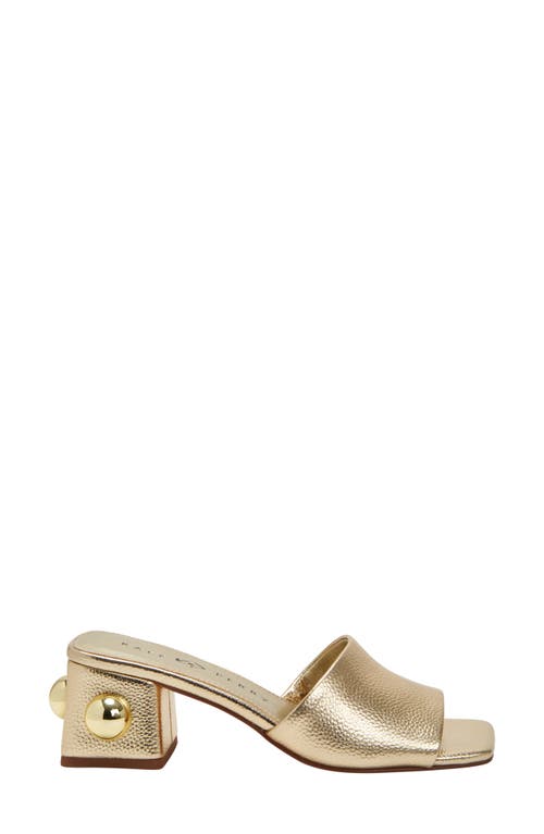 Katy Perry The Gemm Stud Slide Sandal In Gold