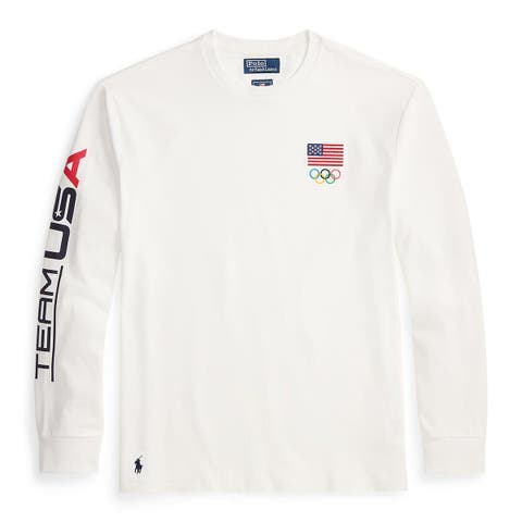 Men
s Polo Ralph Lauren Team USA Graphic T-Shirt