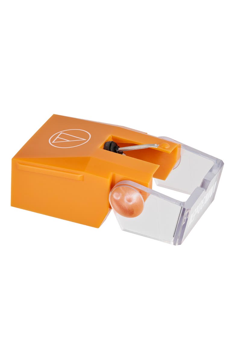 Audio-Technica AT-VMN30xEN VMx Elliptical Nude Replacement Stylus for AT-VM530xEN Cartridge, Alternate, color, Orange