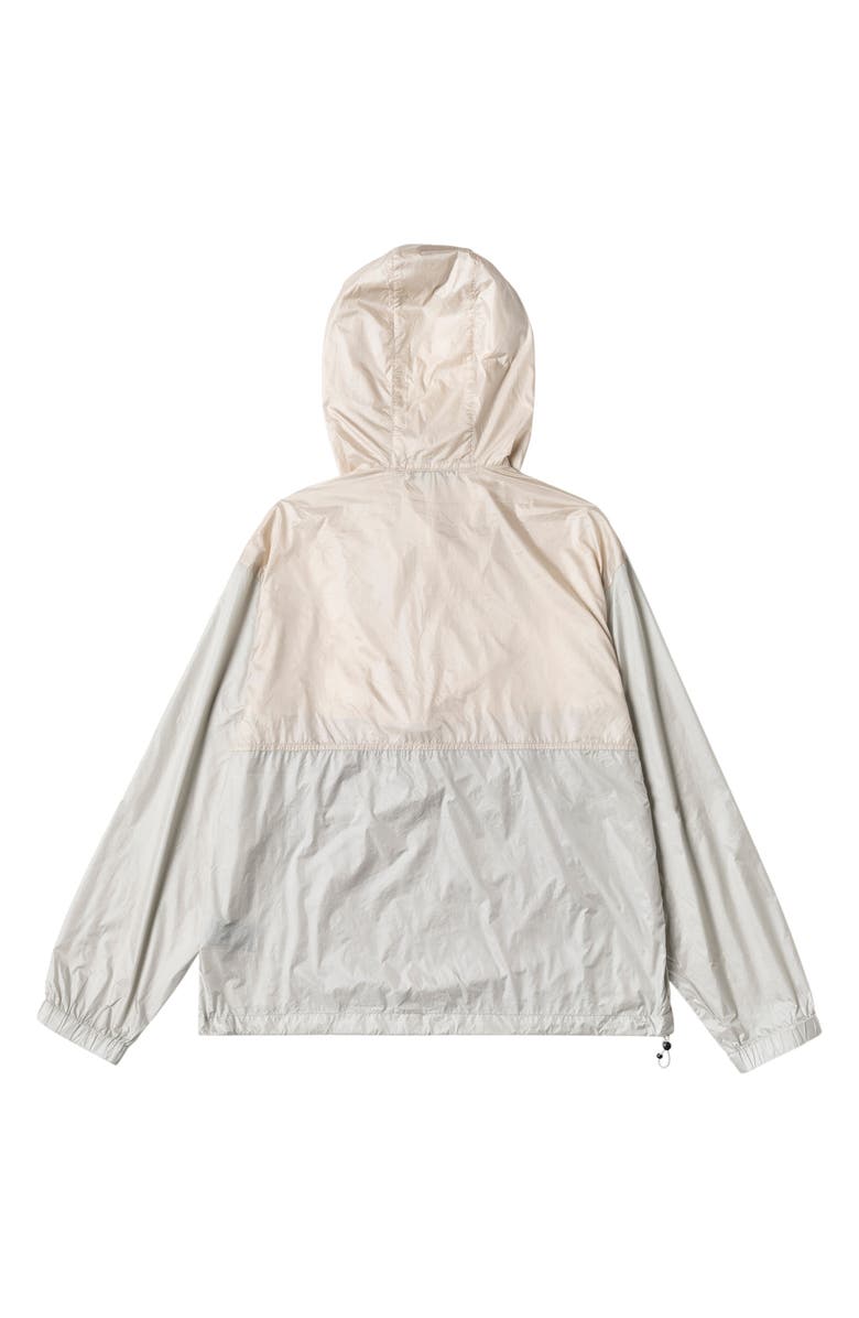 AlphaStyle Lodi Water Repellent Lightweight Anorak Jacket, Alternate, color, Light Grey