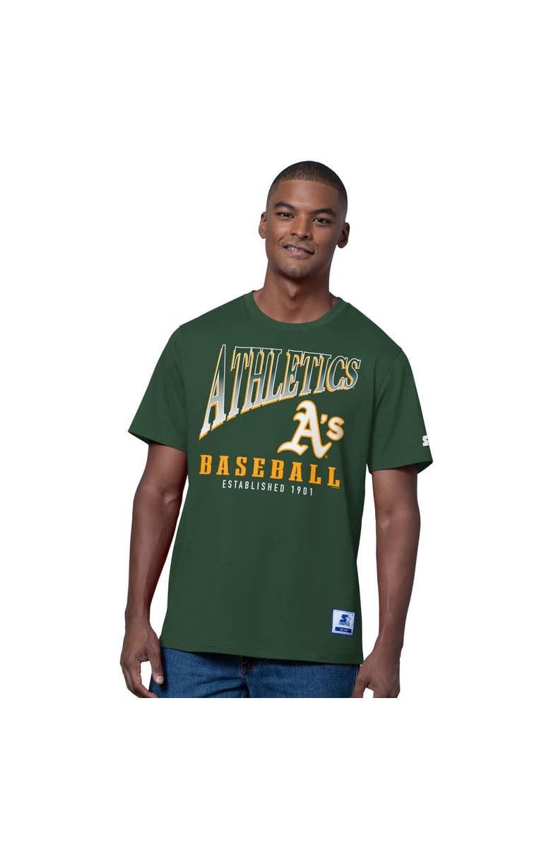 STARTER Men's Starter Green/Heather Gray Athletics Two-Pack T-Shirt Set, Alternate, color, Green
