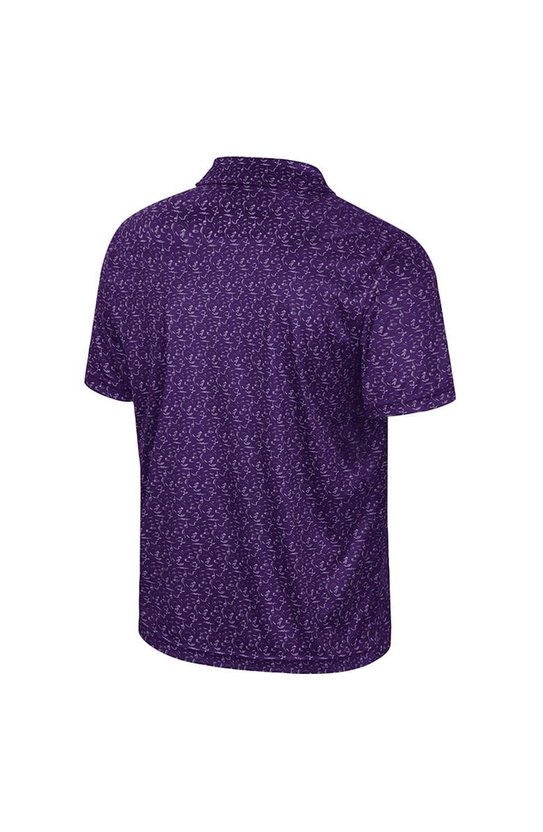 COLOSSEUM Men's Colosseum Purple Washington Huskies Sublimated Golf Polo, Alternate, color, 