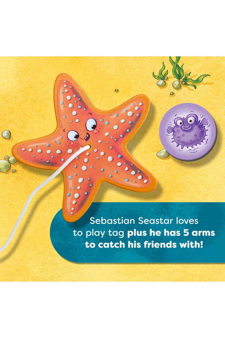 Sebastian Sea Star Fishing Board Game, Alternate, color, Multi