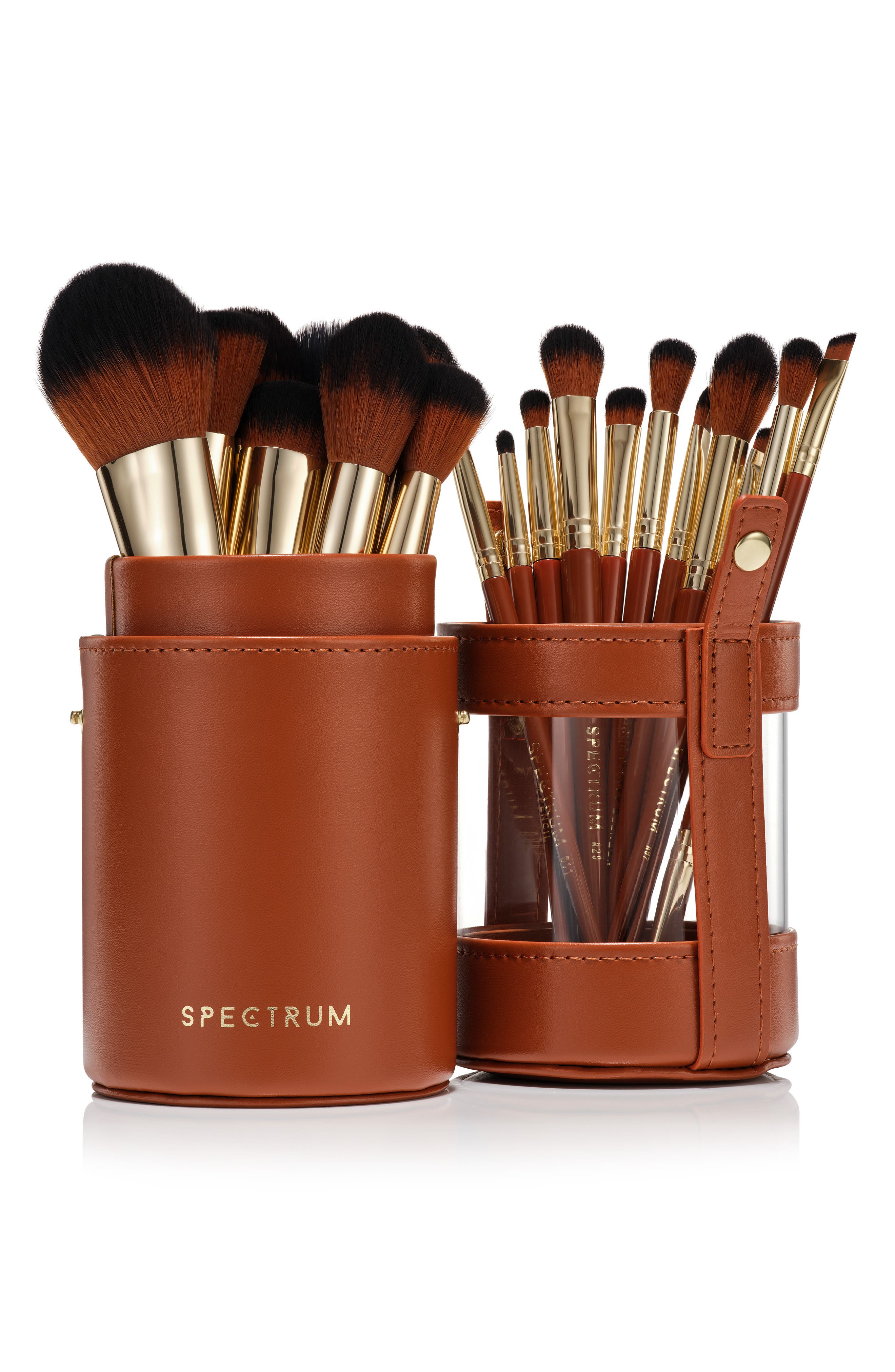 SPECTRUM Pantherine Pro 20-Piece Brush Set in Beige 