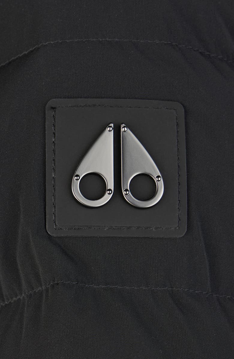 Moose Knuckles Cooper Lake Water Repellent 800 Fill Power Down Puffer Coat with Removable Genuine Shearling Trim, Alternate, color, 