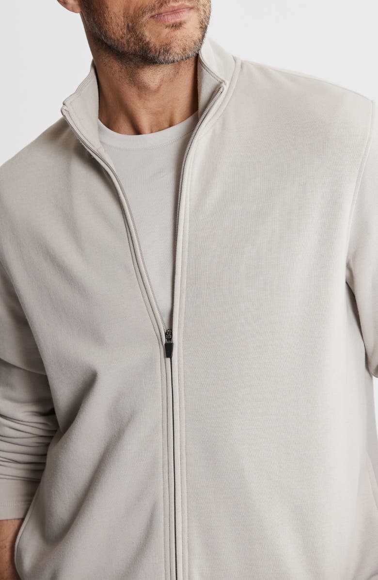 JACHS Tribeca Soft Touch Zip-Up Jacket, Alternate, color, Stone