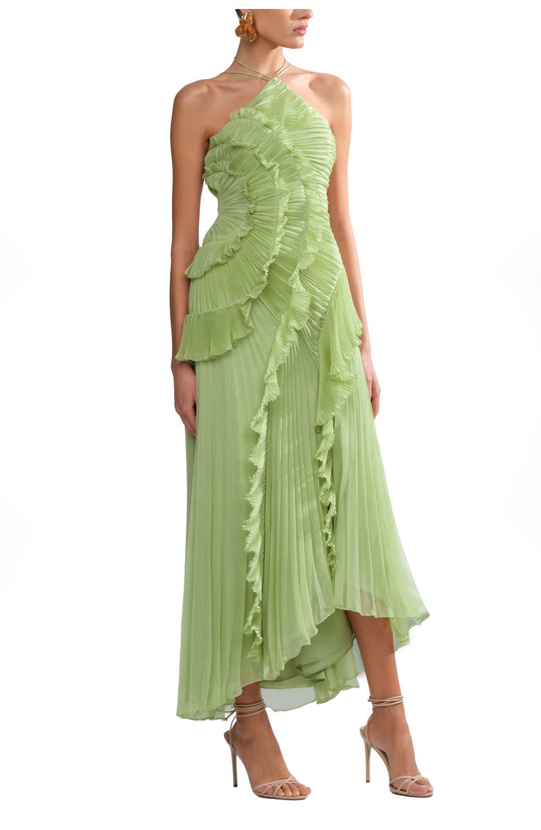 AMUR Lorelie halter gown, Alternate, color, 