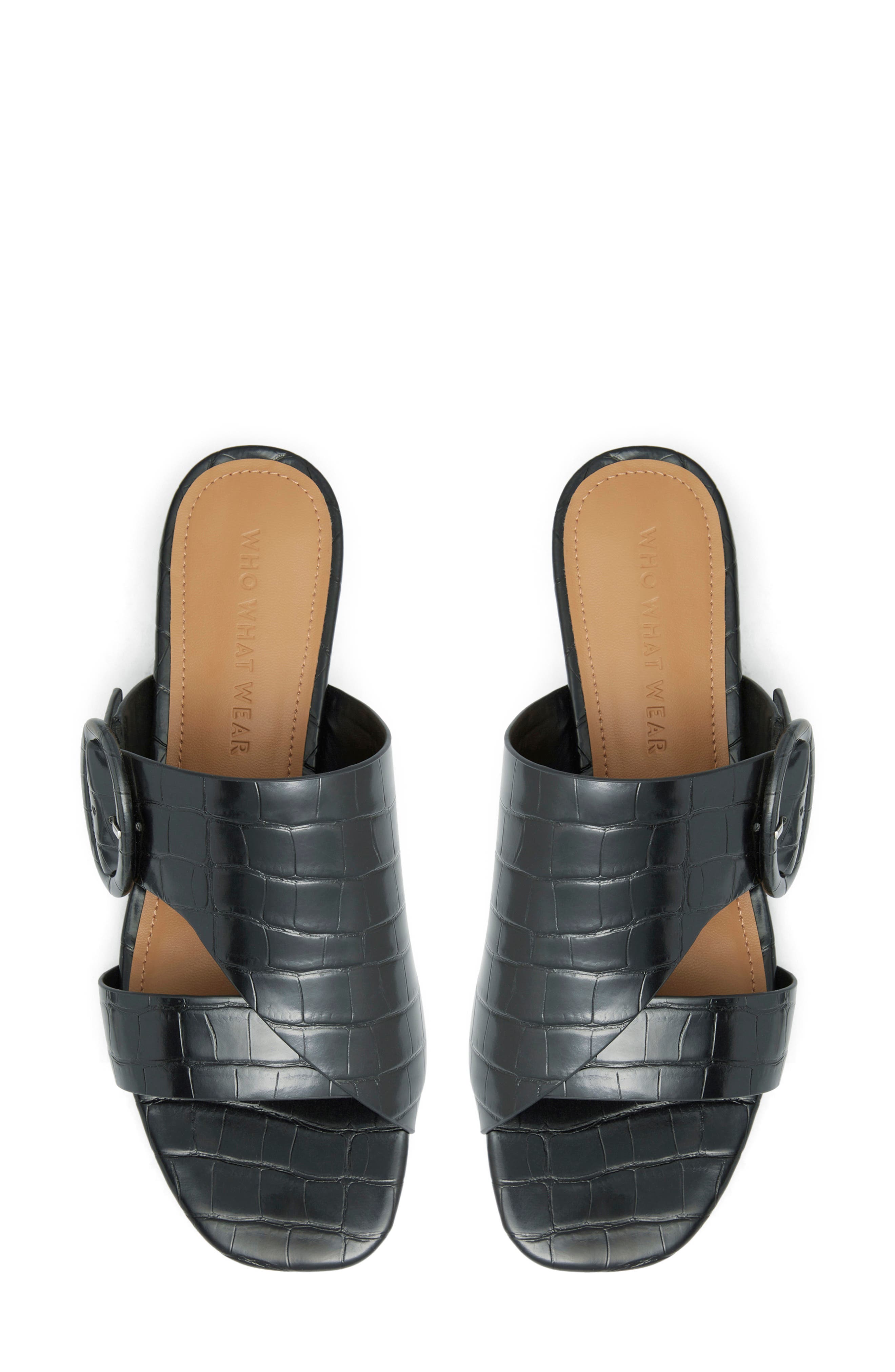 Who What Wear Charli Slide Sandal, Alternate, color, 