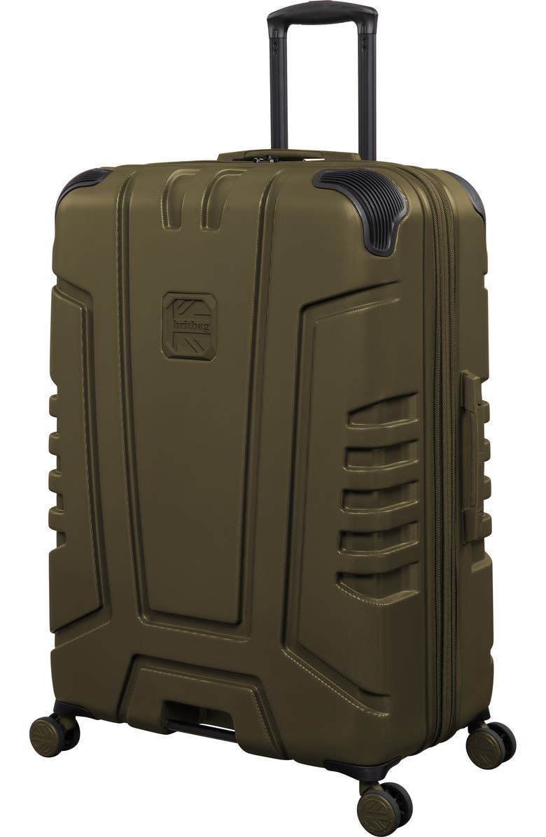 Britbag Cherokee II 31-Inch Hardside Spinner Luggage, Main, color, Dark Olive