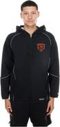 New Era Men's New Era Black Chicago Bears Combine Authentic Raglan Full-Zip Hoodie