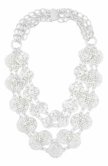 Karine Sultan Coin Layered Necklace