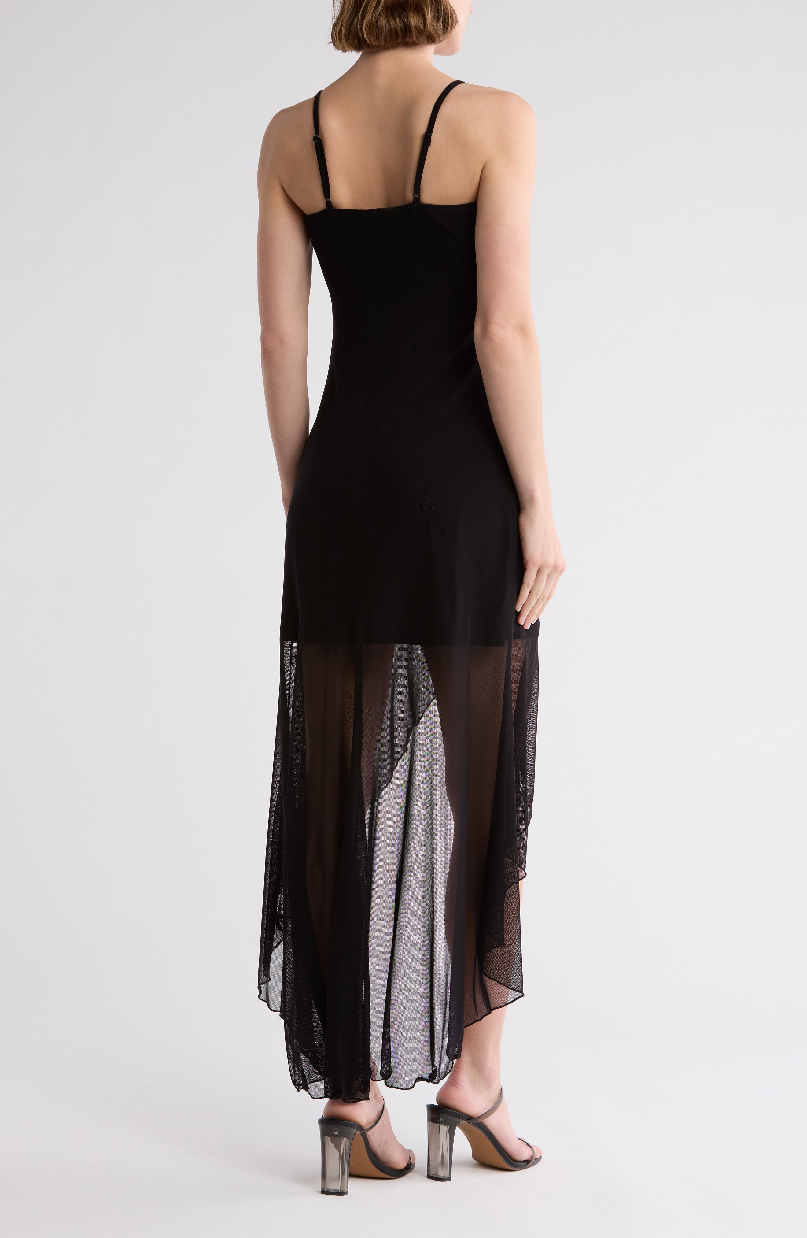 High Low Mesh Dress - image 2