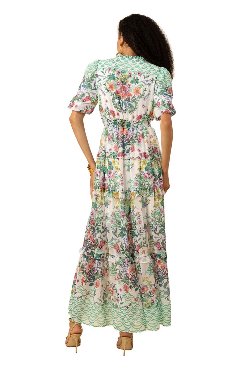 Hale Bob Khaleesi Chiffon Maxi Dress, Alternate, color,